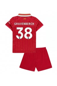 Liverpool Ryan Gravenberch #38 Babytruitje Thuis tenue Kind 2024-25 Korte Mouw (+ Korte broeken)